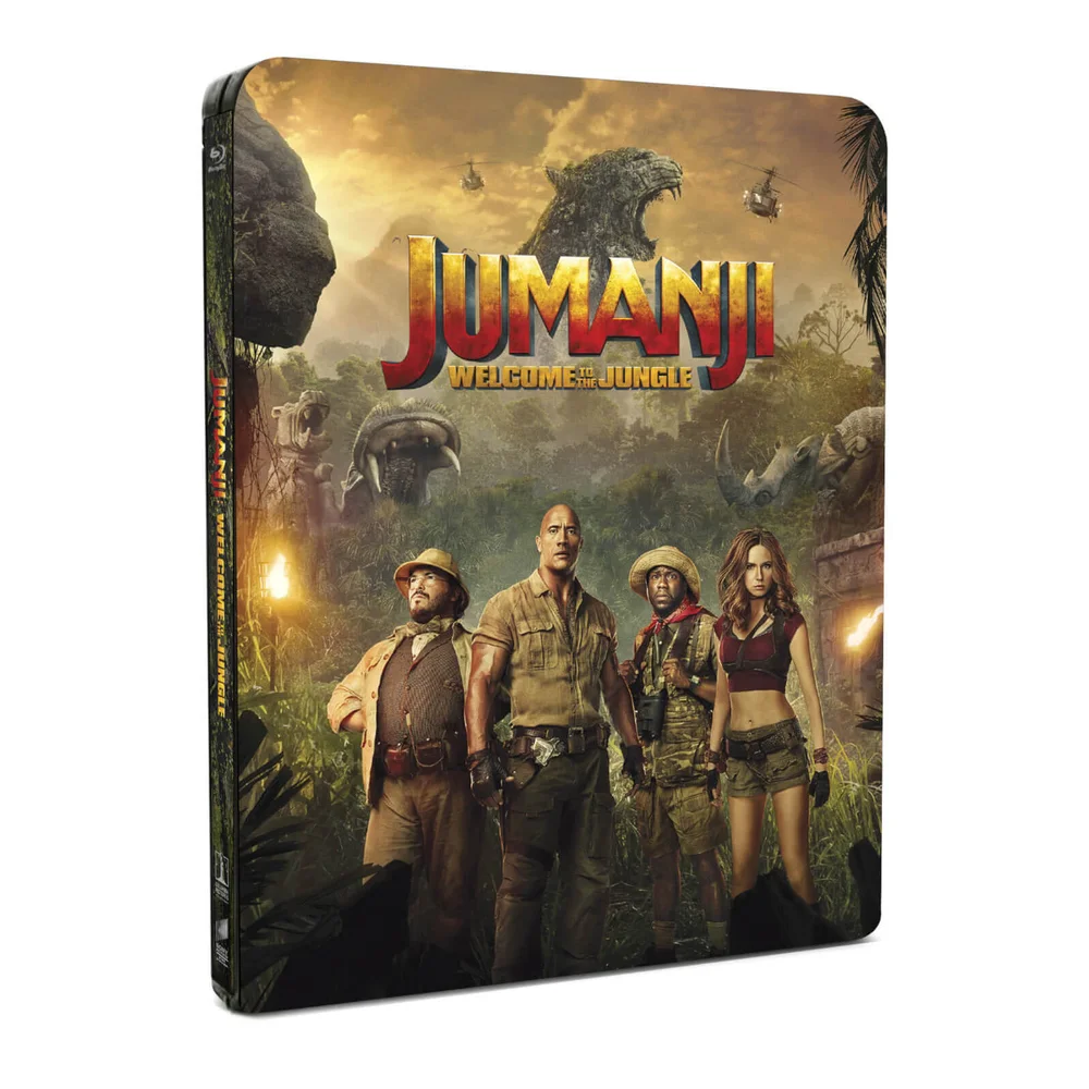 Jumanji: Willkommen im Dschungel - 4K Ultra HD (inkl. 2D Version) - Zavvi Exclusive Limited Edition Steelbook Bild 1