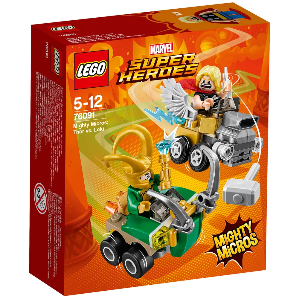 LEGO Superheroes Mighty Micros: Thor Vs. Loki (76091) Bild 1
