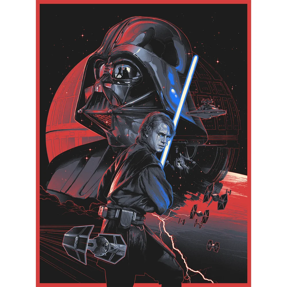 Star Wars: Die Rache der Sith "Anakin's Path" Siebdruck von Gabz (46 x 61 cm) Zavvi UK Exclusive Bild 1