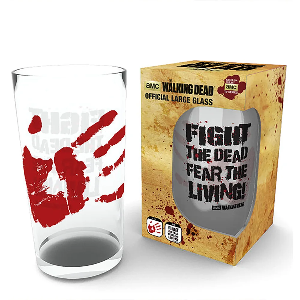 The Walking Dead Fight The Dead Large Glasses 16oz Bild 1