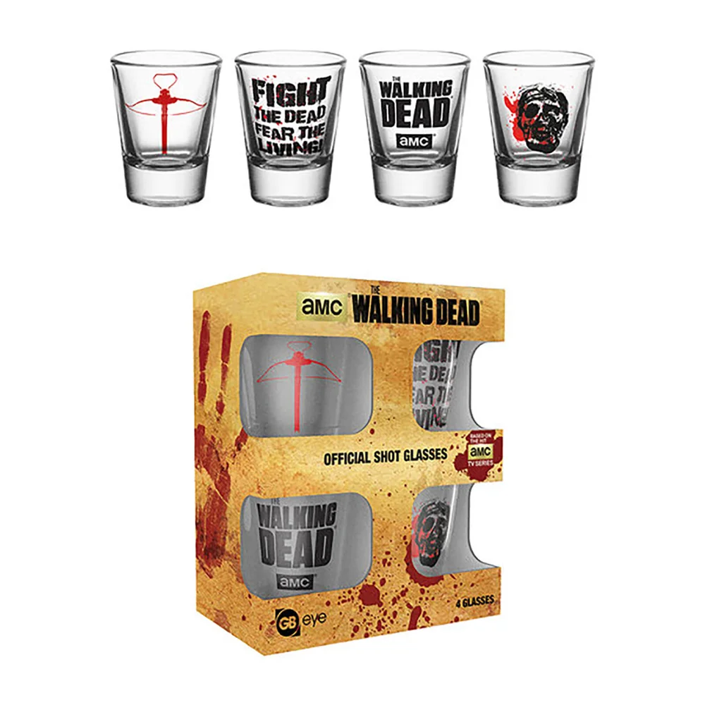The Walking Dead Symbols Shot Glasses Bild 1