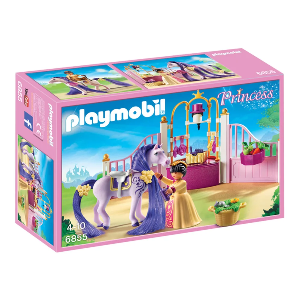 Playmobil koeniglicher pferdestall (6855) Bild 1