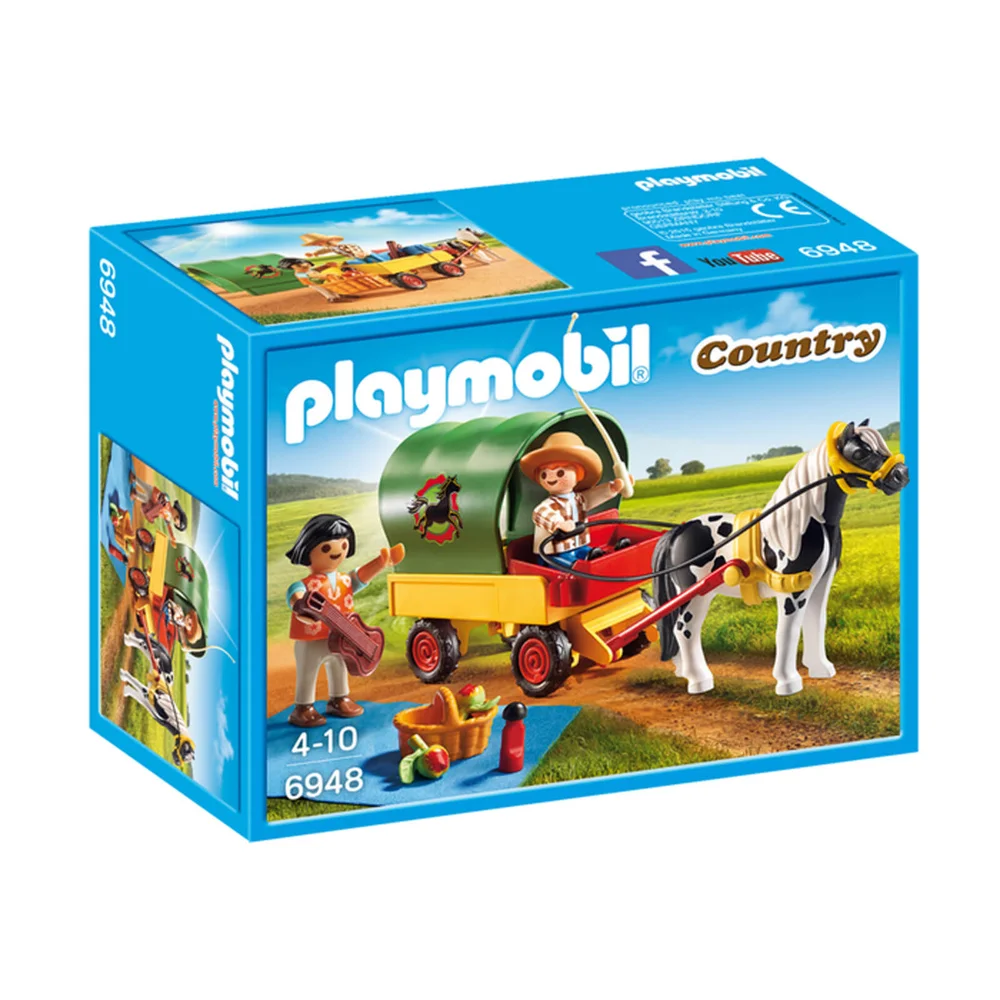 Playmobil Ausflug mit Ponywagen (6948) Bild 1