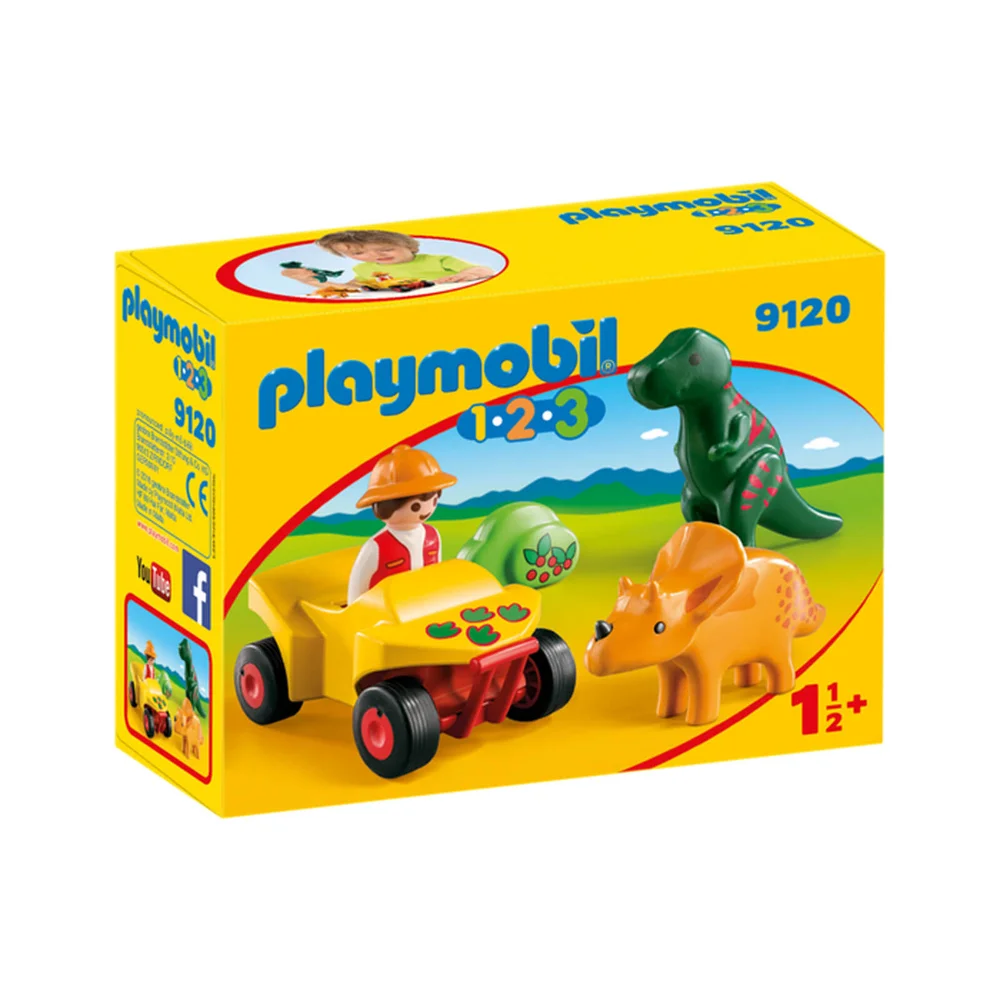 Playmobil Dinoforscher mit Quad (9120) Bild 1