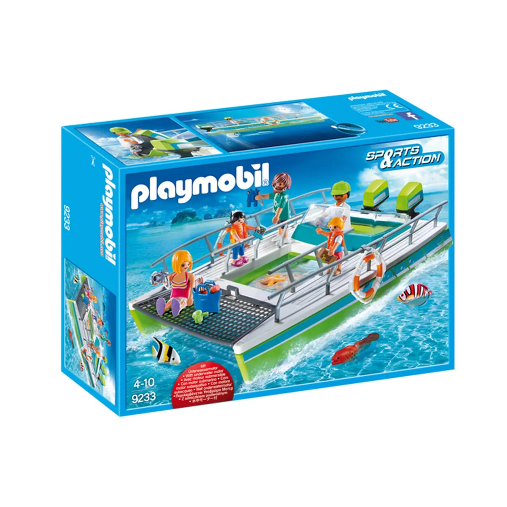 Playmobil Sports & Action Glass-Bottom Boat with Underwater Motor and Magnifying Glass (9233) Bild 1