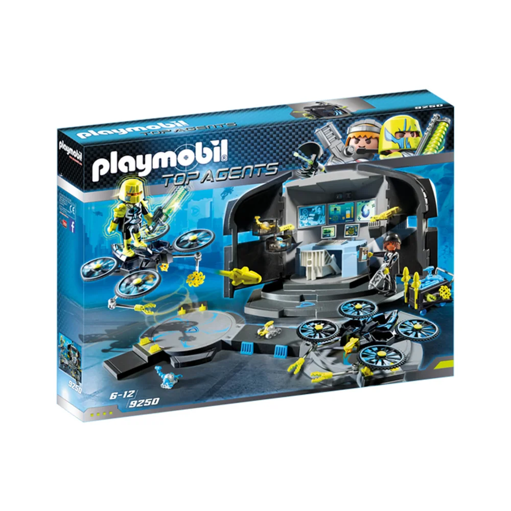 Playmobil Top Agents Dr. Drone's Kommando-Basis (9250) Bild 1