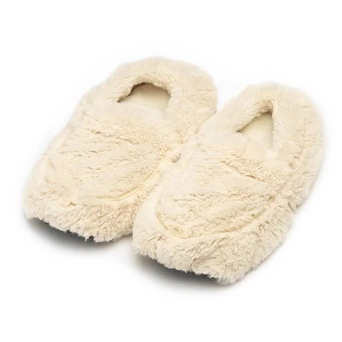 Warmies Hot Slippers - Cream Bild 1