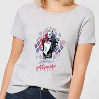 DC Comics Suicide Squad Daddys Lil Monster Frauen T-Shirt - Grau