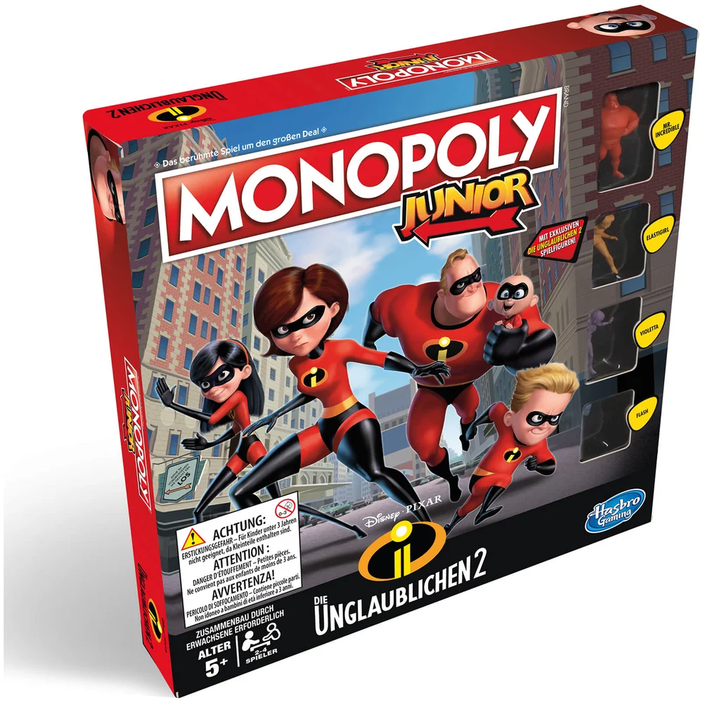 Hasbro Gaming The Incredibles Monopoly - Junior Bild 1