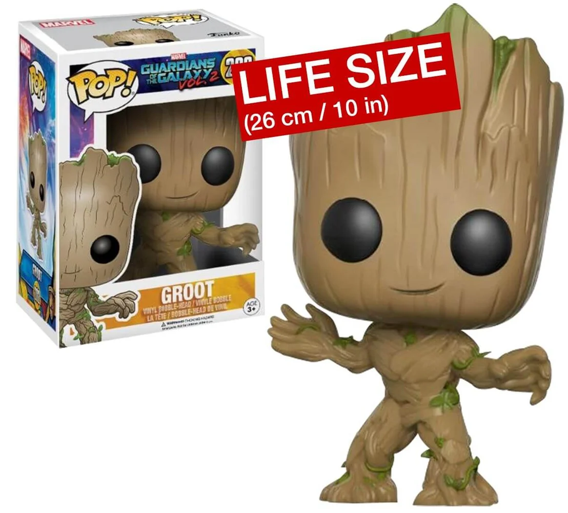 Marvel Guardians of the Galaxy Vol. 2 Baby Groot 10-inch EXC Pop! Vinyl Figur Bild 1