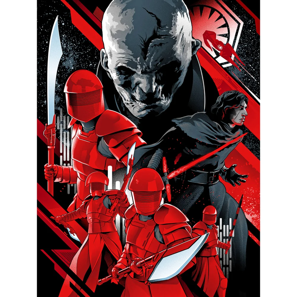 Star Wars: Die letzten Jedi ""The New Order"" Siebdruck von Alexander Iaccarino (46 x 61 cm) Zavvi UK Exclusive Bild 1
