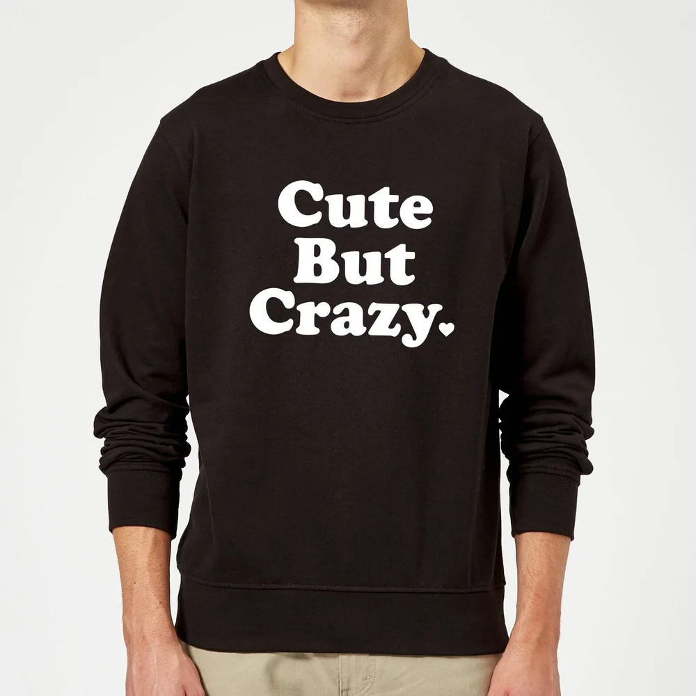 Cute But Crazy Pullover - Schwarz - S - Schwarz Bild 1