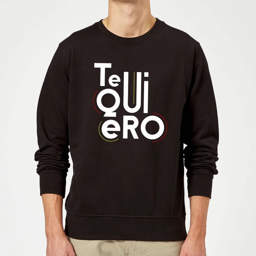 Te Quiero Pullover - Schwarz - S - Schwarz Bild 1