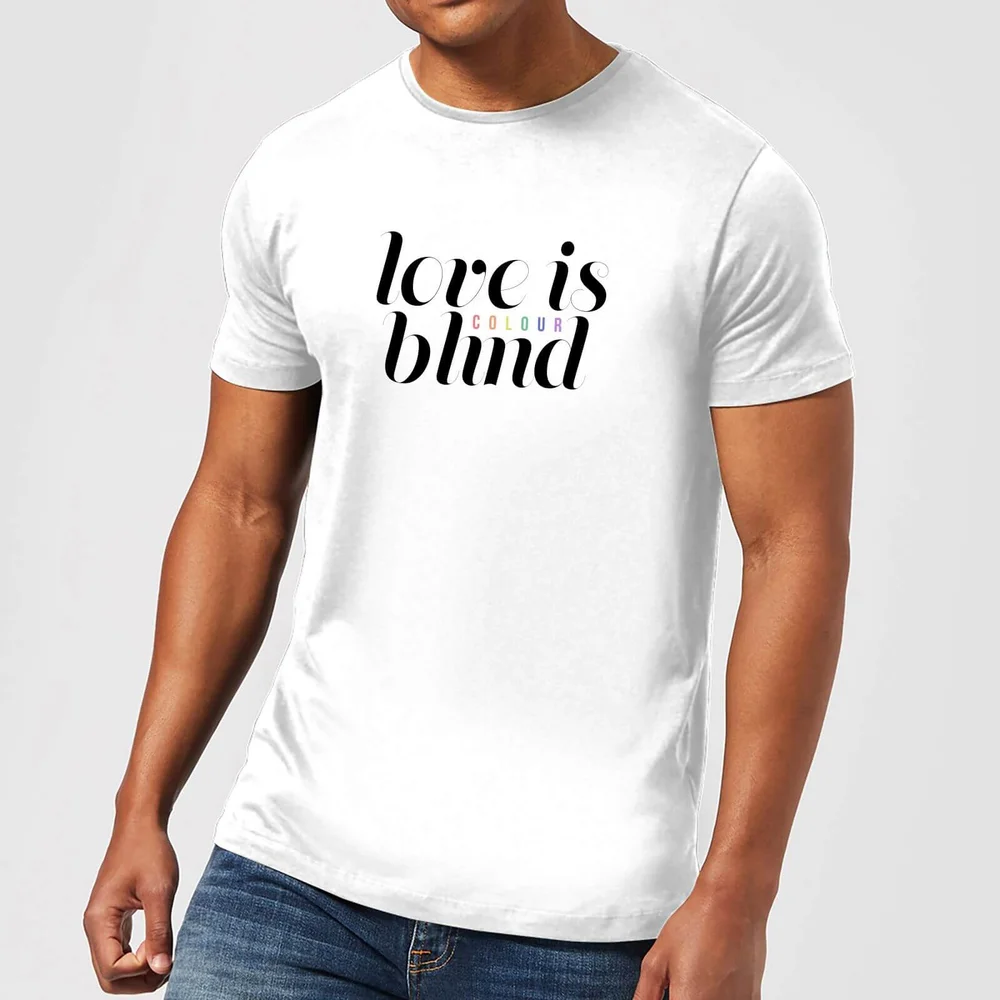 Love Is (Colour) Blind T-Shirt - White - S - Weiß Bild 1
