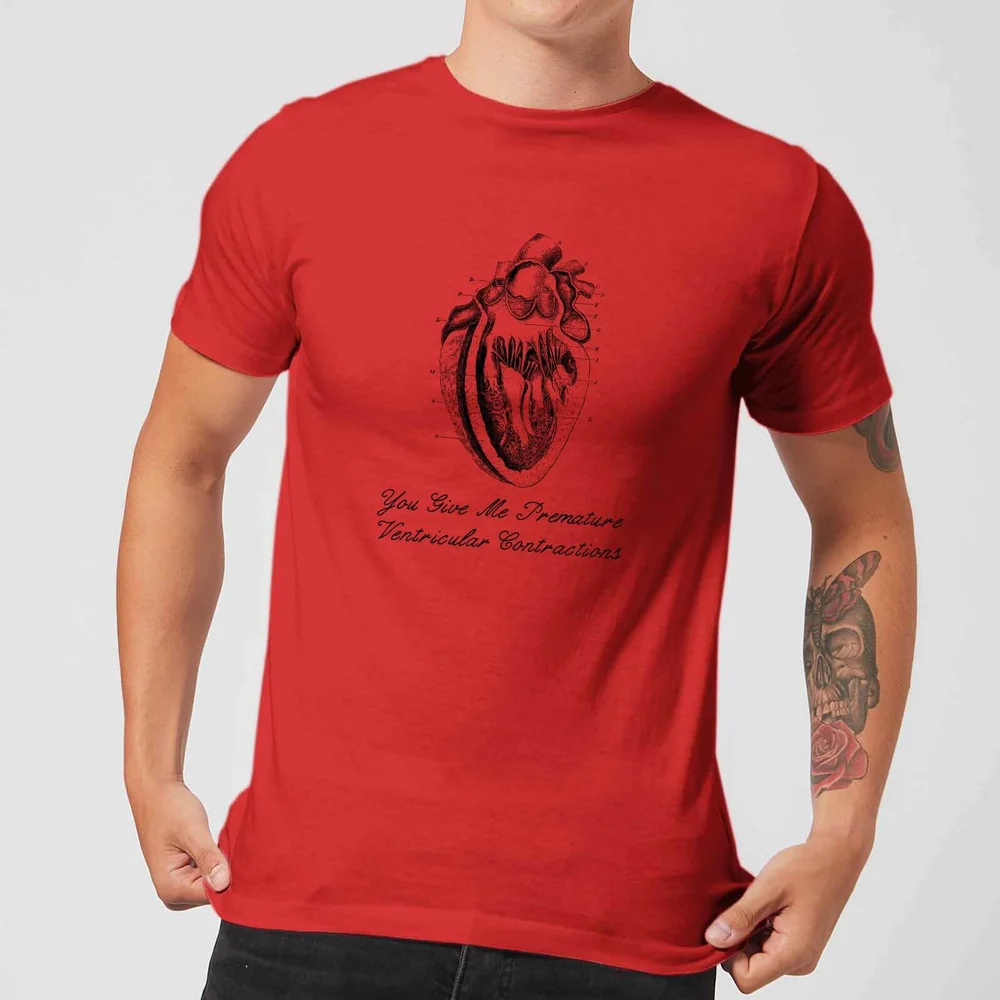 Premature Ventricular Contractions T-Shirt - Red - S - Rot Bild 1