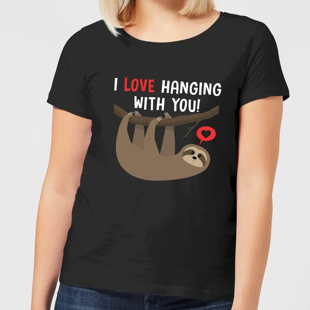 I Love Hanging With You Women's T-Shirt - Black - 3XL Bild 1