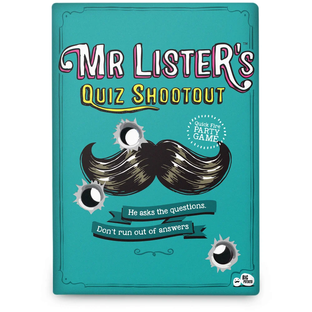 Big Potato Mr. Lister's Quiz Shootout Card Game Bild 1