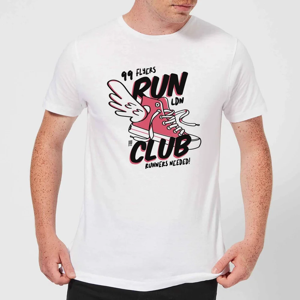 RUN CLUB 99 T-Shirt - White - S - Weiß Bild 1