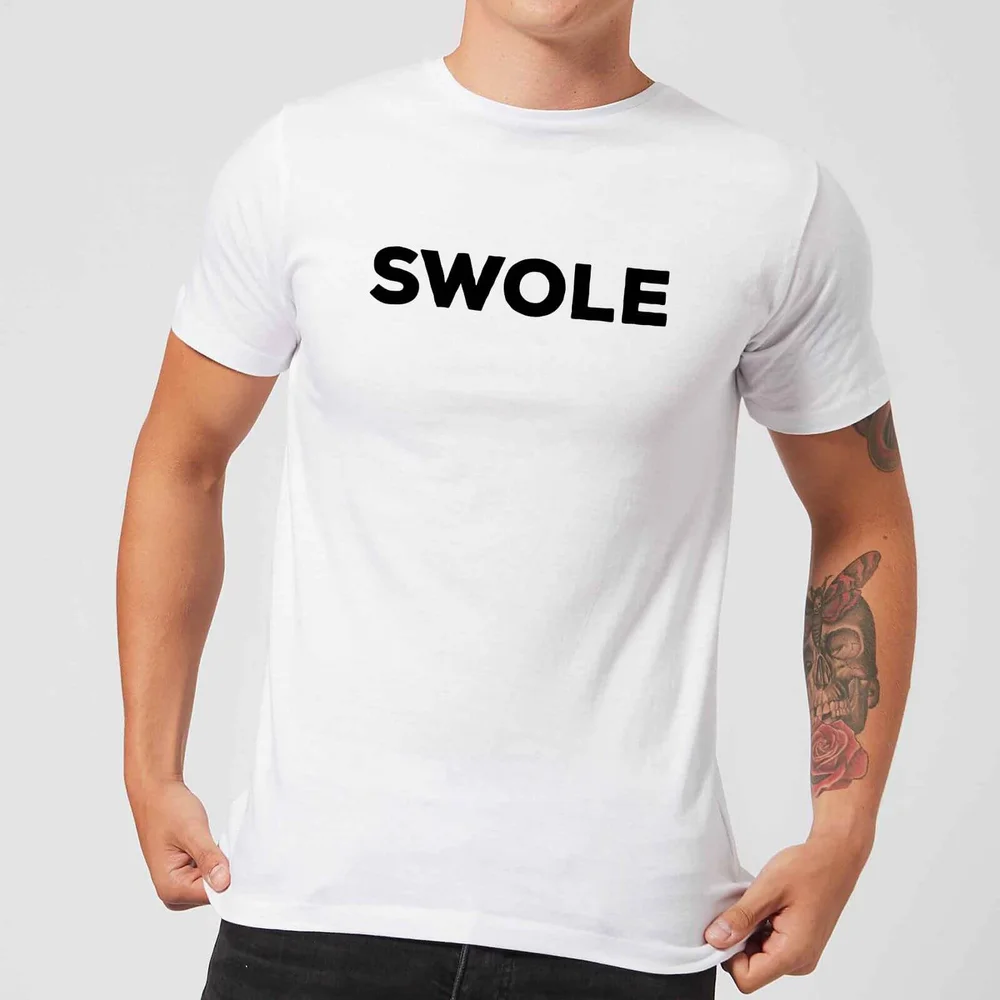 SWOLE T-Shirt - White - S - Weiß Bild 1