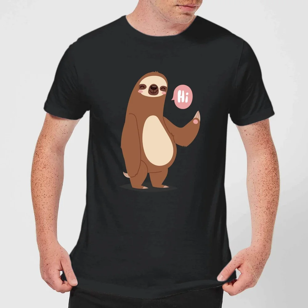Sloth Hi T-Shirt - Black - S - Schwarz Bild 1