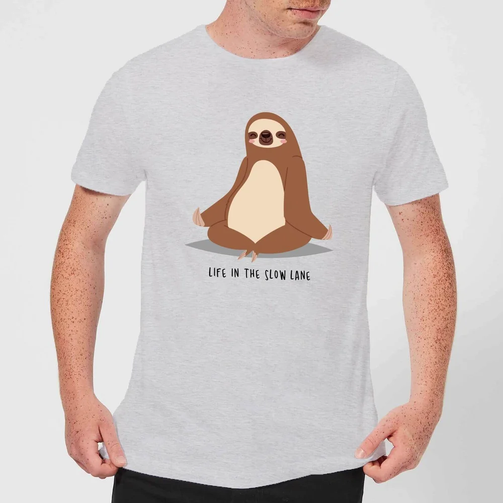 Life In The Slow Lane T-Shirt - Grey - S - Grau Bild 1
