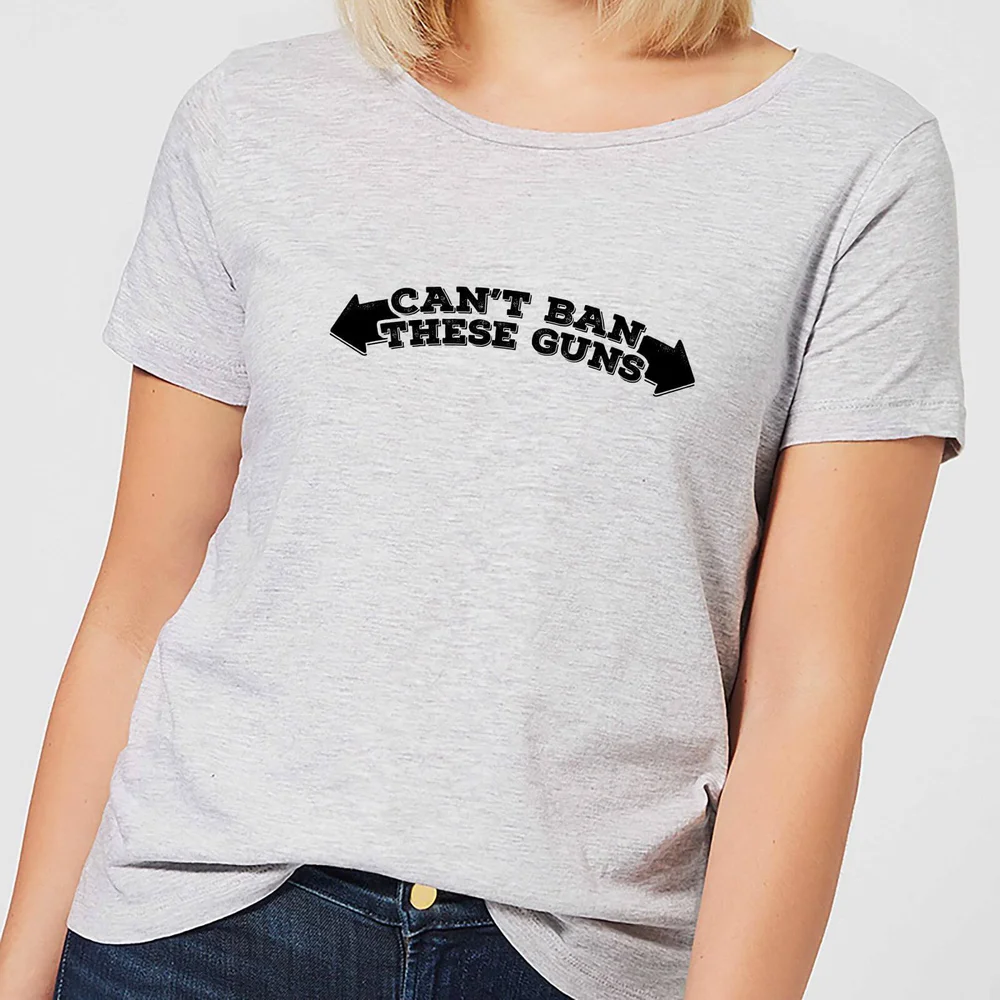 Can't Ban These Guns Women's T-Shirt - Grey - S - Grau Bild 1