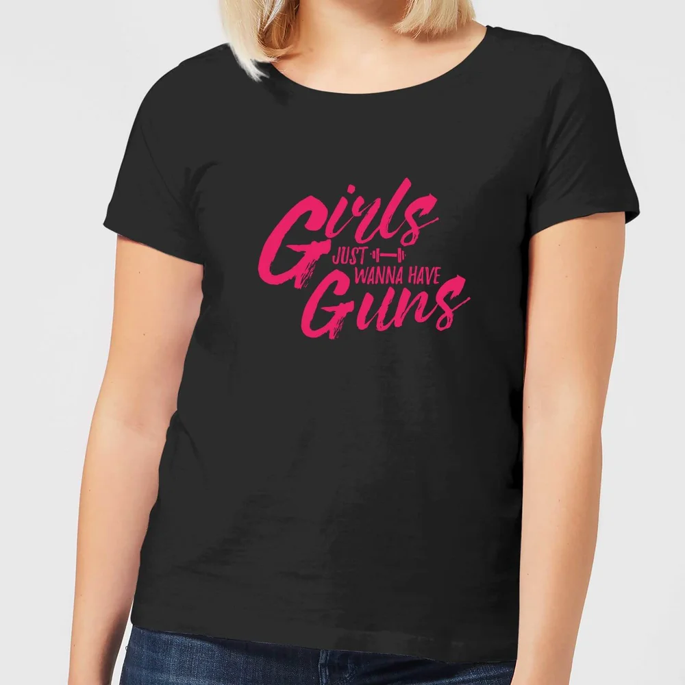 Girls Just Wanna Have Guns Women's T-Shirt - Black - 3XL Bild 1