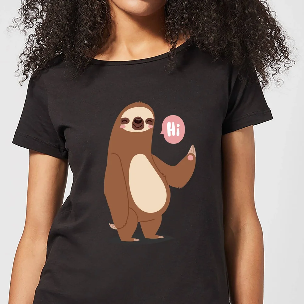 Sloth Hi Women's T-Shirt - Black - 3XL Bild 1