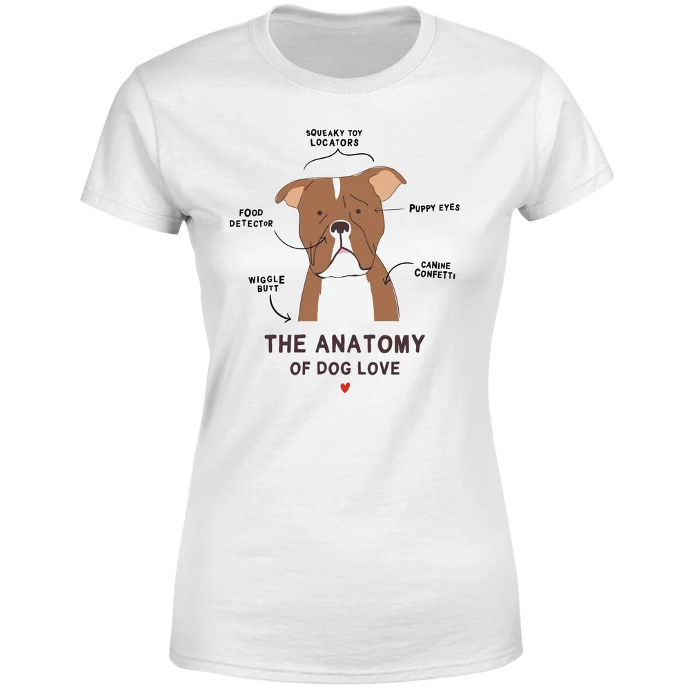 The Anatomy Of Dog Love Women's T-Shirt - White - S - Weiß Bild 1
