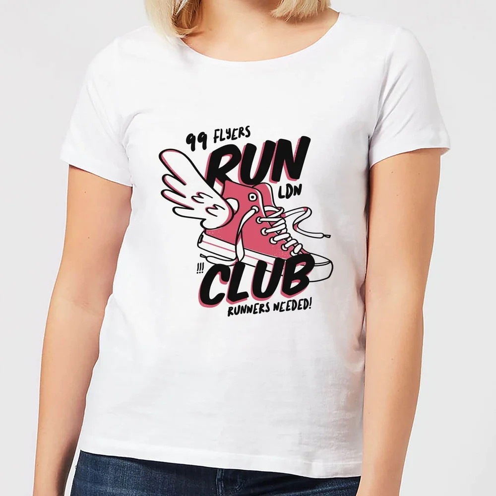 RUN CLUB 99 Women's T-Shirt - White - S - Weiß Bild 1