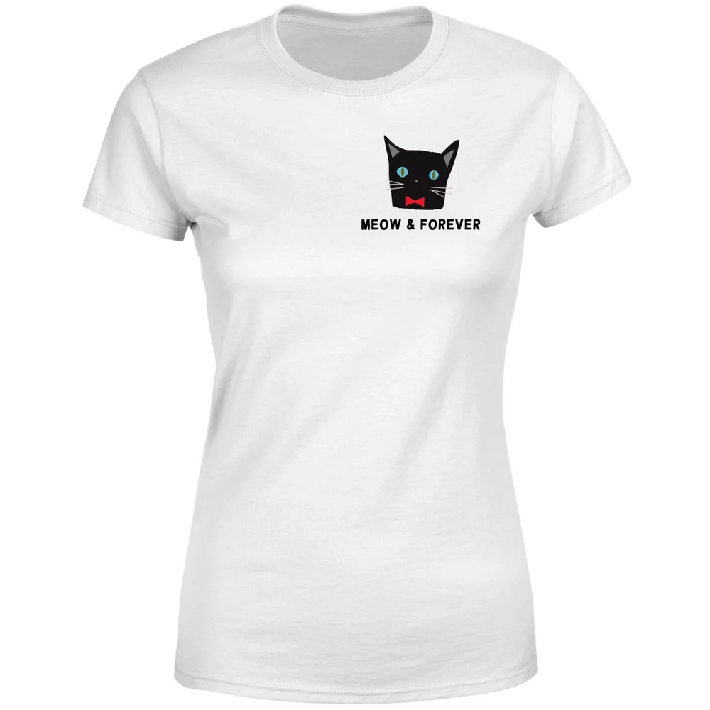 Meow & Forever Women's T-Shirt - White - S - Weiß Bild 1