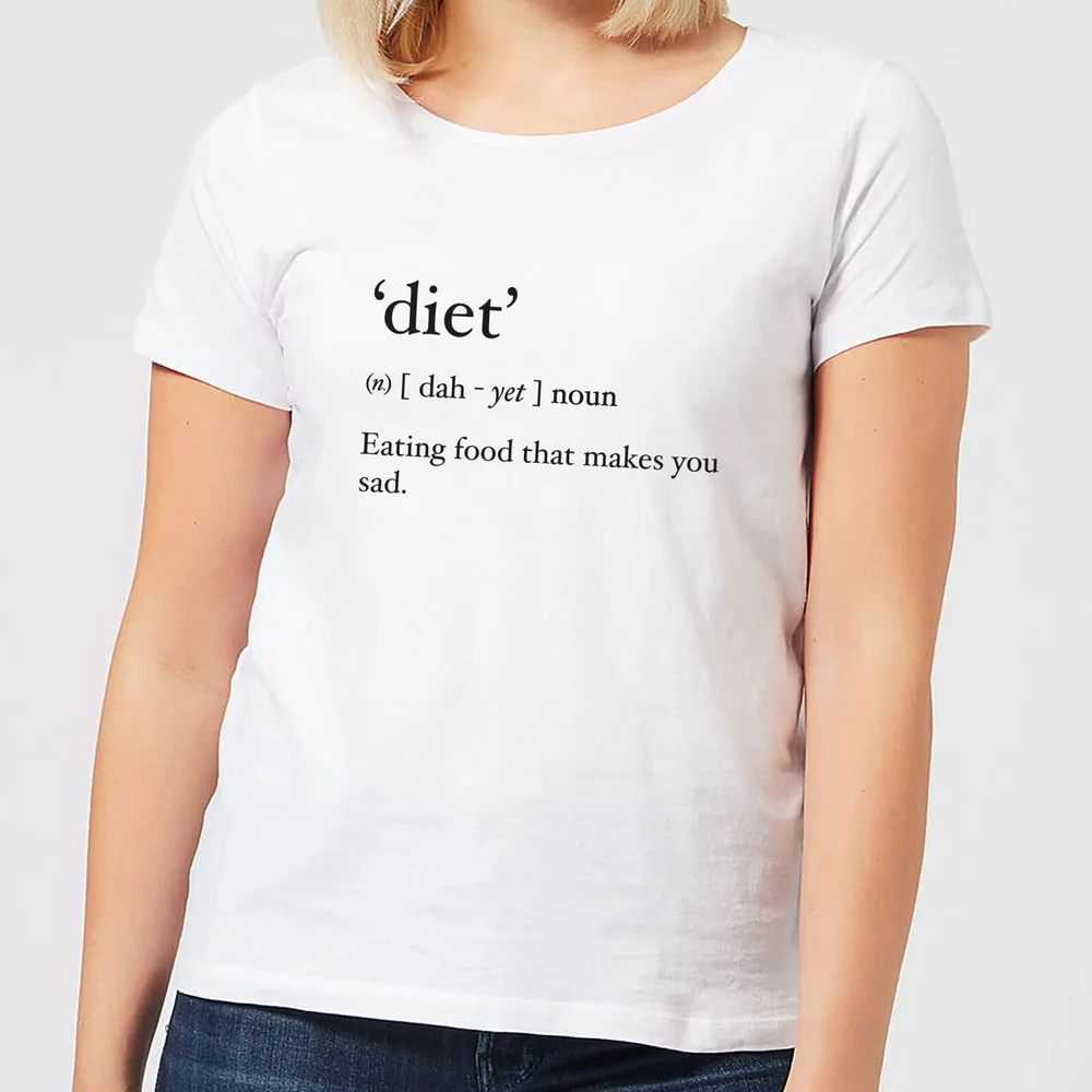 Dictionary Diet Women's T-Shirt - White - S - Weiß Bild 1