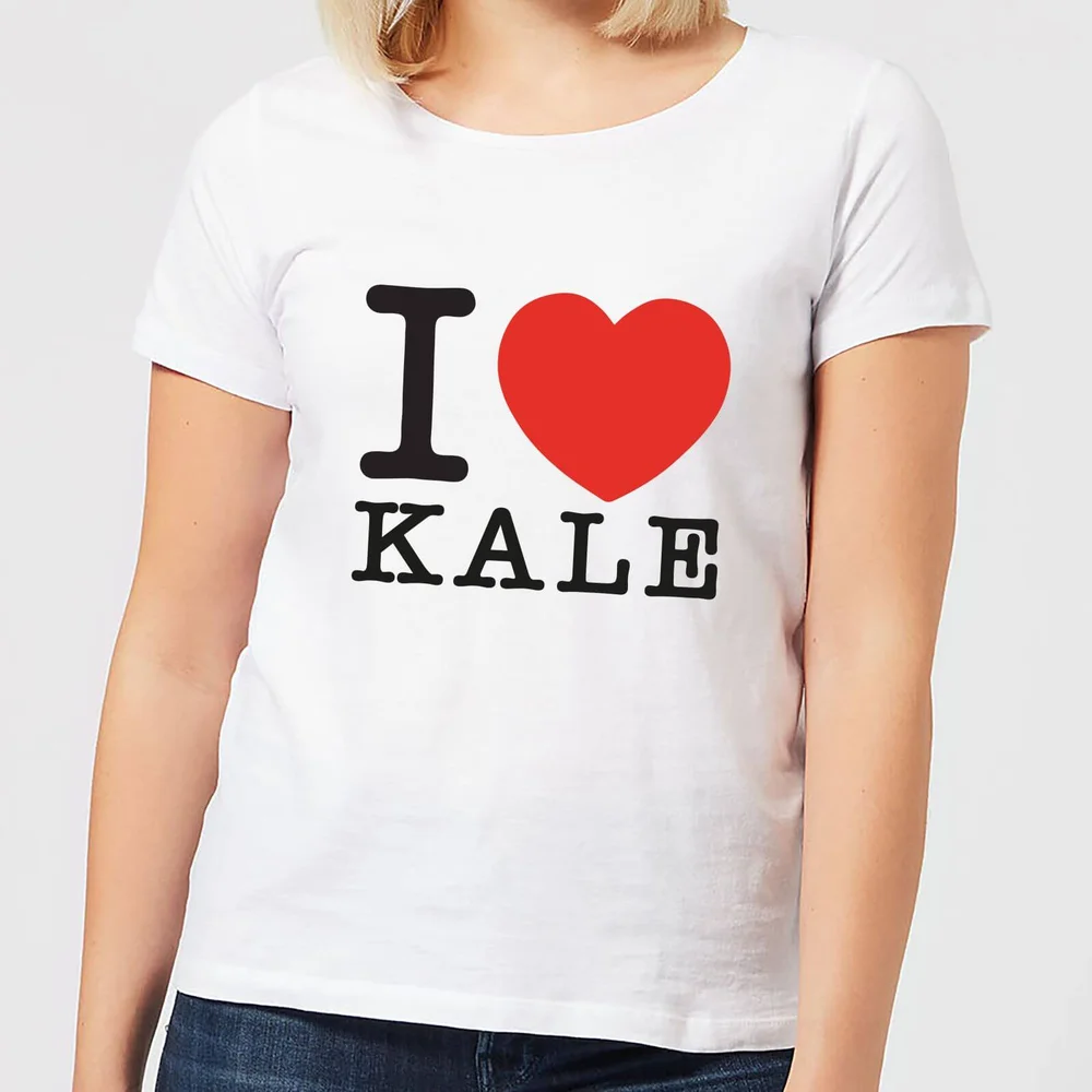 I Heart Kale Women's T-Shirt - White - S - Weiß Bild 1