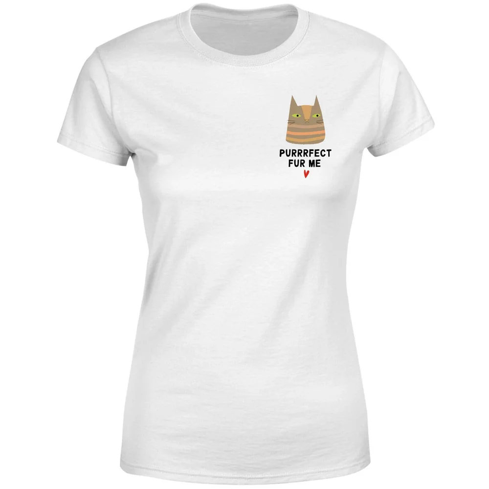 Purrrfect Fur Me Women's T-Shirt - White - S - Weiß Bild 1