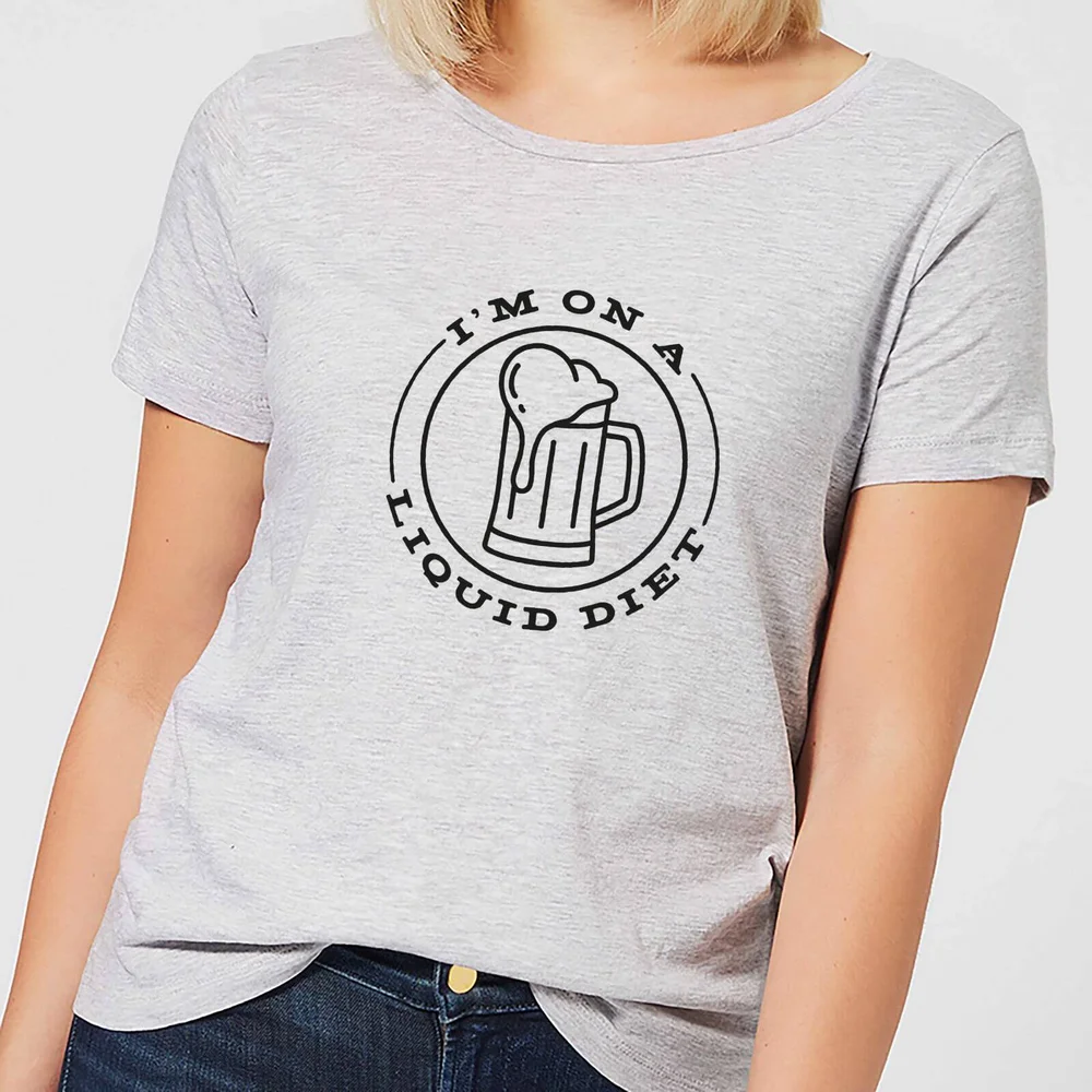 Liquid Diet Beer Women's T-Shirt - Grey - S - Grau Bild 1