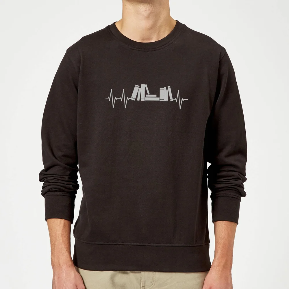 Heartbeat Books Sweatshirt - Black - S - Schwarz Bild 1