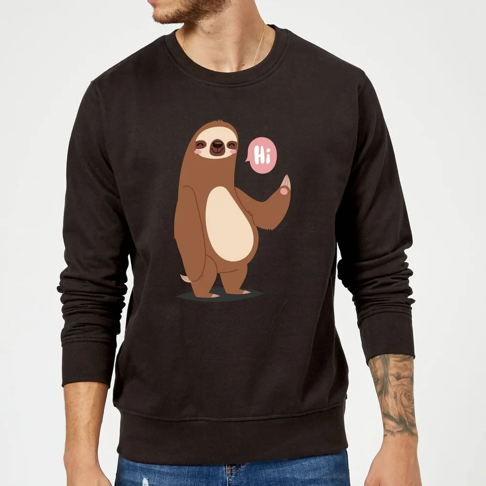Sloth Hi Sweatshirt - Black - S - Schwarz Bild 1