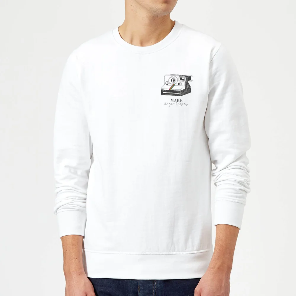 Make Magic Happen Sweatshirt - White - S - Weiß Bild 1