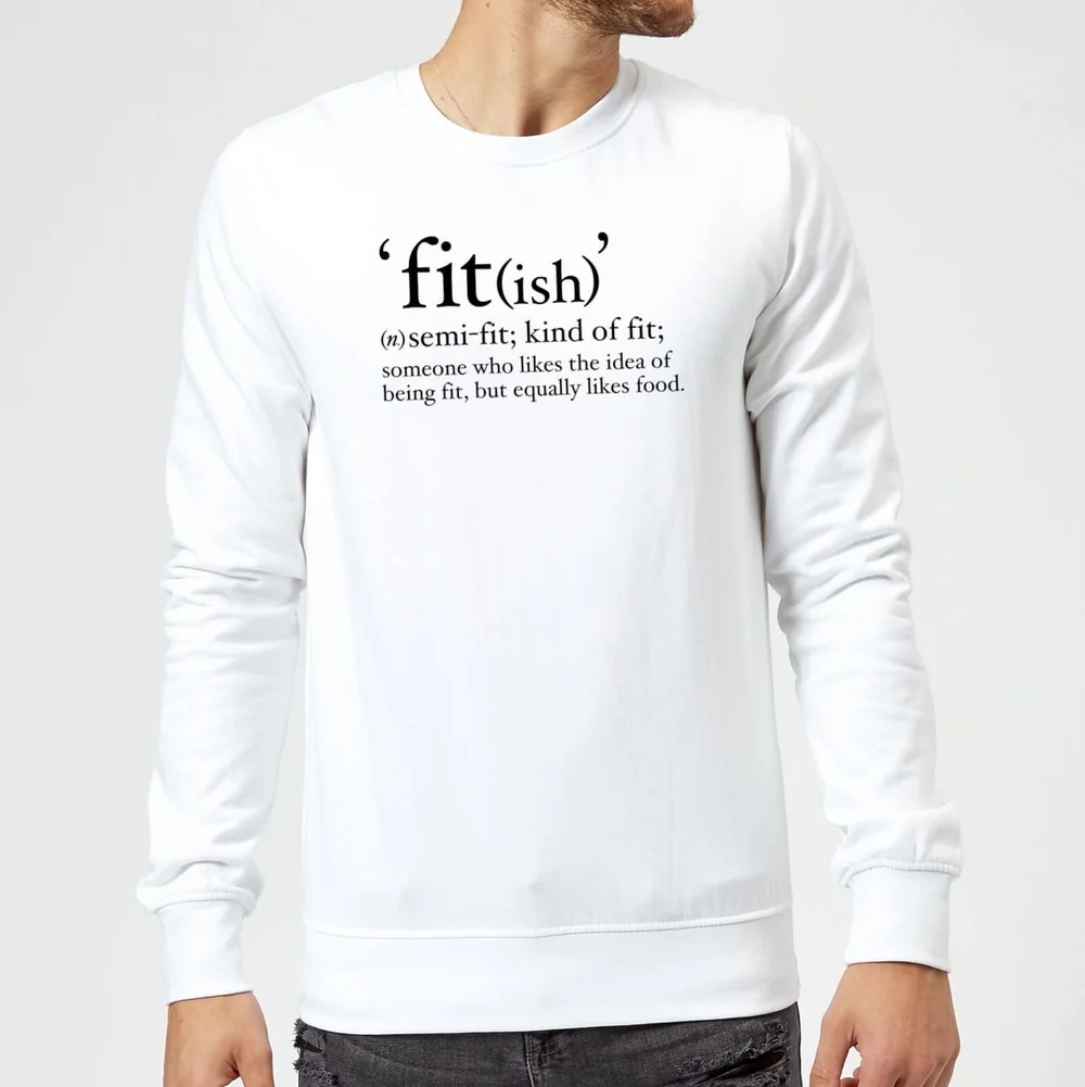 Fit (ish) Sweatshirt - White - S - Weiß Bild 1