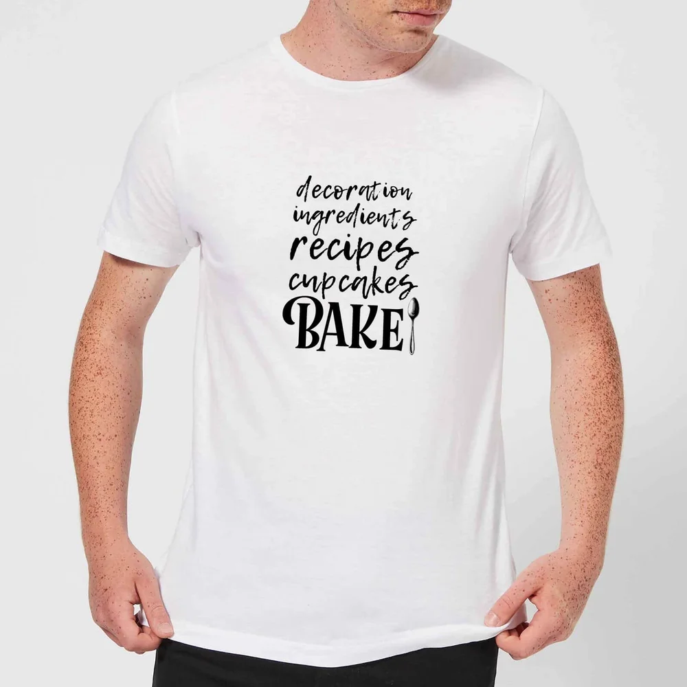 Baking Words T-Shirt - White - S - Weiß Bild 1