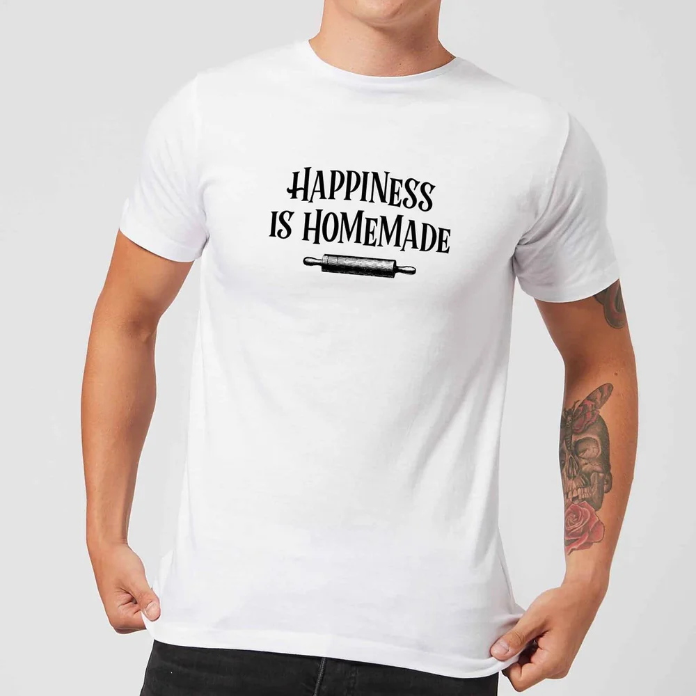 Happiness Is Homemade T-Shirt - White - S - Weiß Bild 1