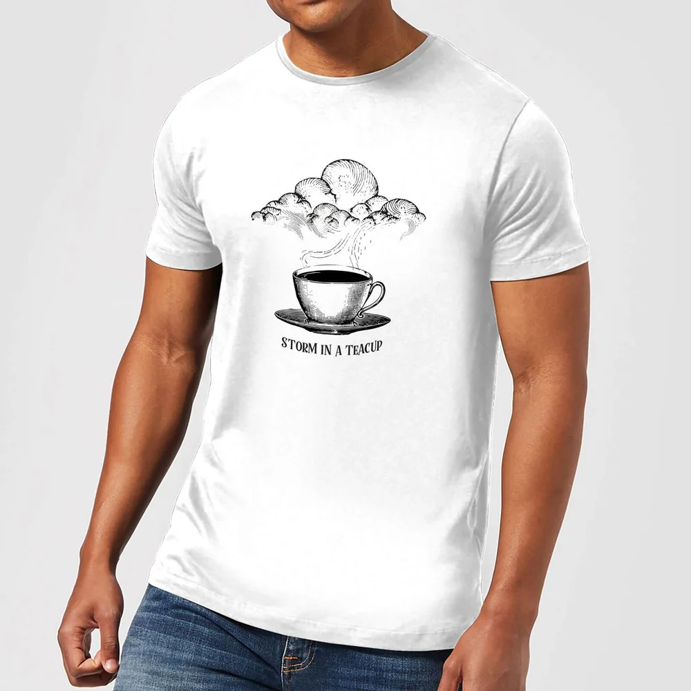 Storm In A Teacup T-Shirt - White - S - Weiß Bild 1
