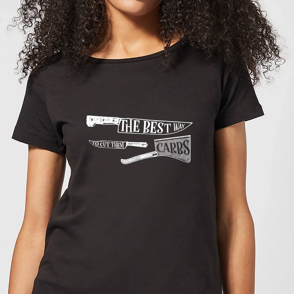 The Best Way To Cut Them Carbs Women's T-Shirt - Black - 3XL Bild 1