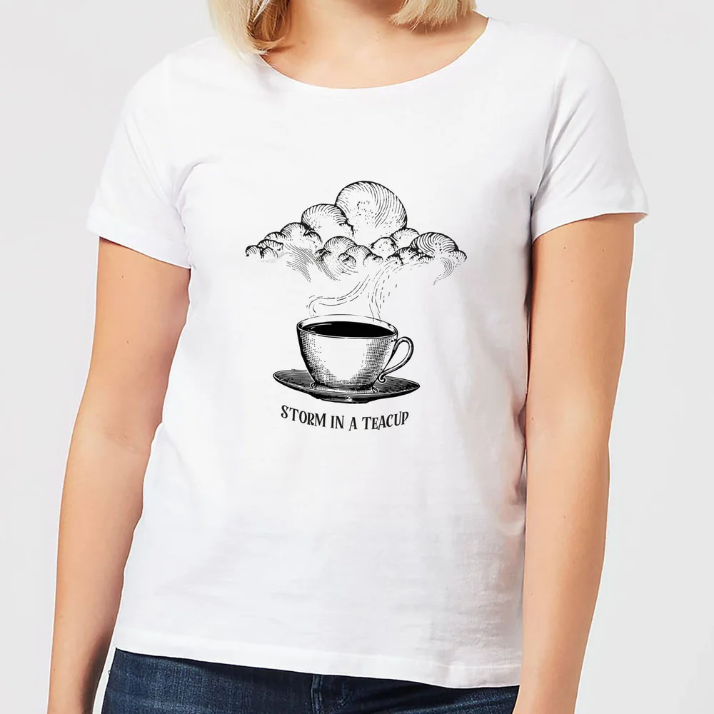 Storm In A Teacup Women's T-Shirt - White - S - Weiß Bild 1