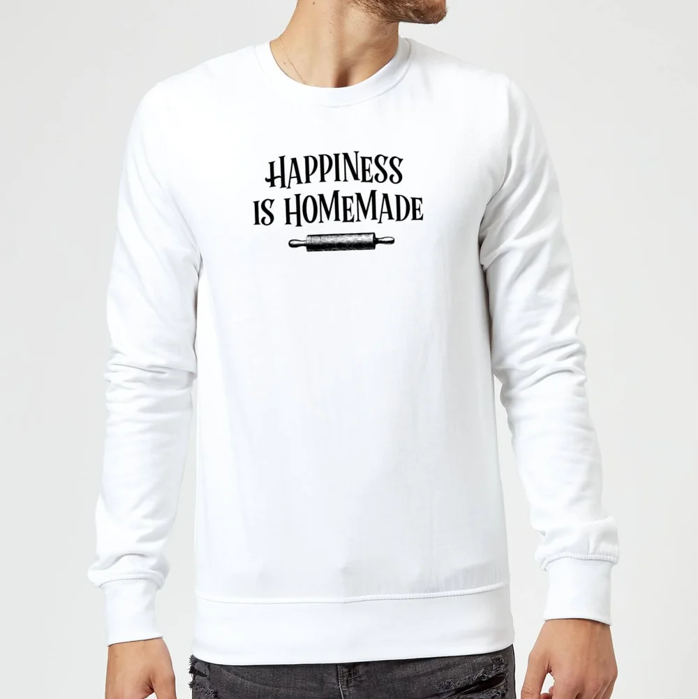Happiness Is Homemade Sweatshirt - White - S - Weiß Bild 1