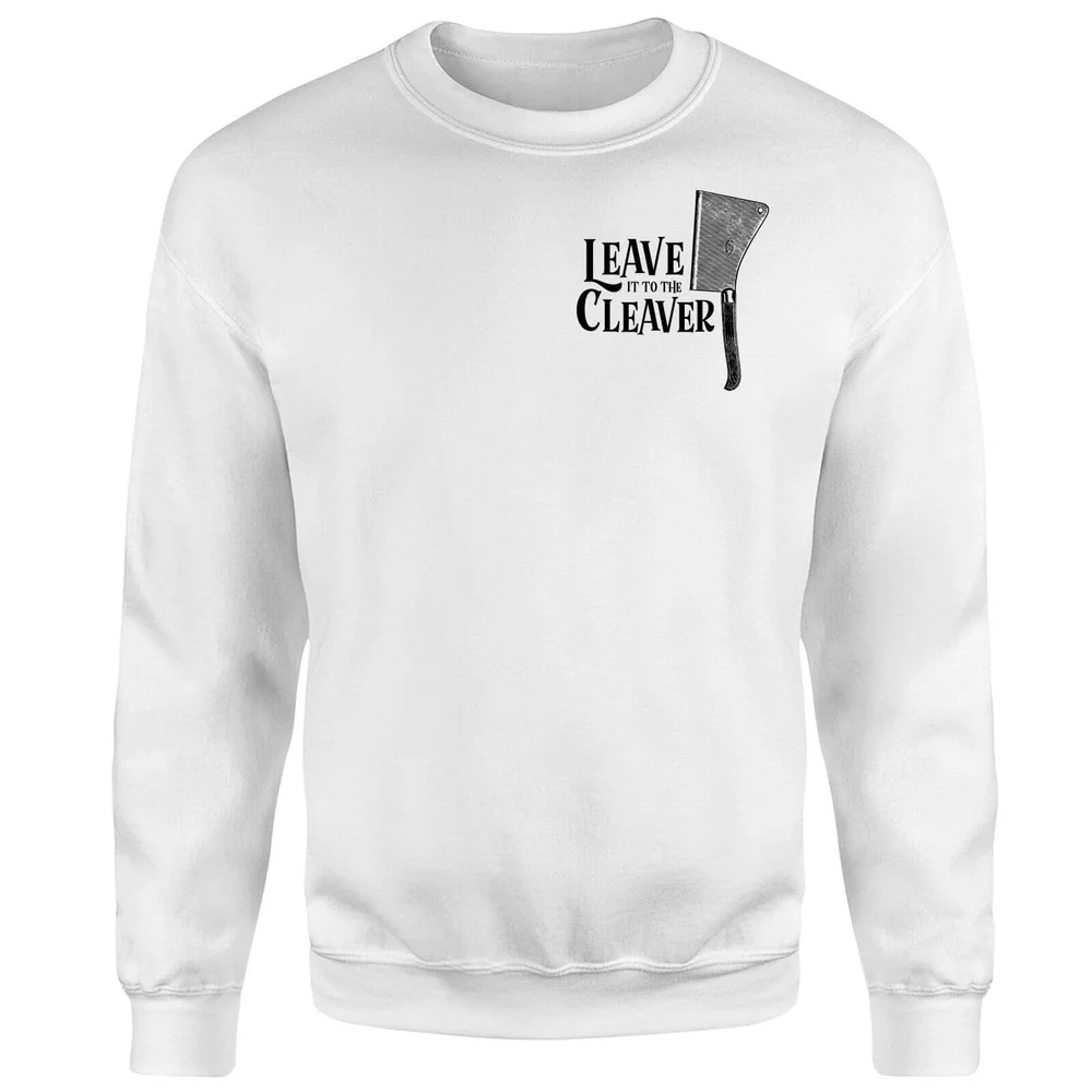 Leave It To The Cleaver Sweatshirt - White - S - Weiß Bild 1