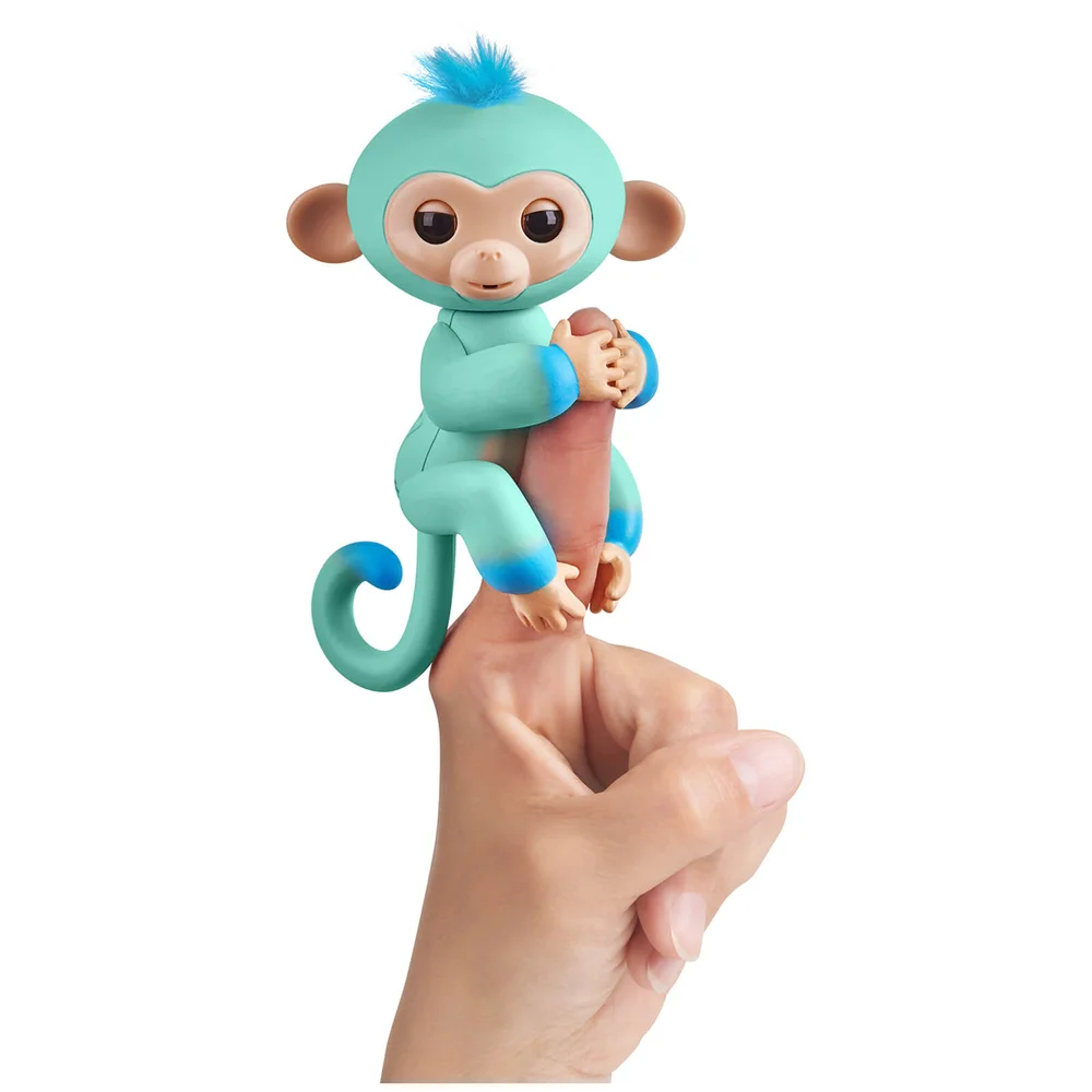 Fingerlings Baby Monkey - Two Tone - Eddie (Light Blue and Blue) Bild 1