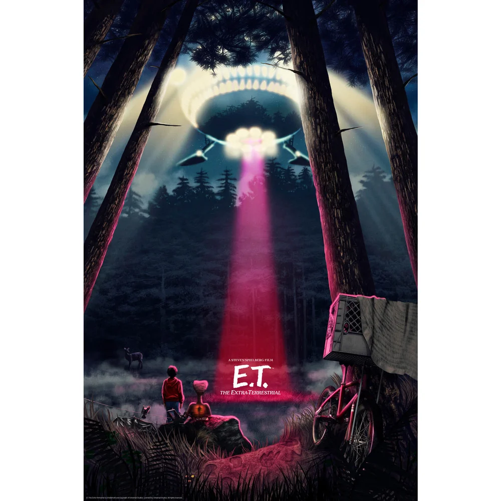 E.T. von Sam Gilbey Limited Edition Fine Art Giclee (61 x 41 cm) - Zavvi Exclusive Timed Edition Bild 1