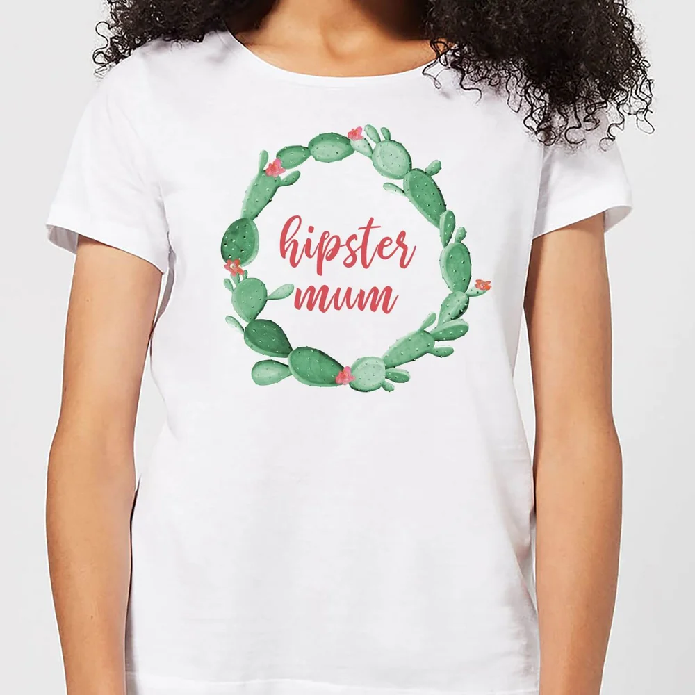 Hipster Mum Women's T-Shirt - White - L - Weiß Bild 1