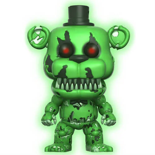 Five Nights at Freddy's Nightmare Freddy Green GITD EXC Pop! Vinyl Figure Bild 1